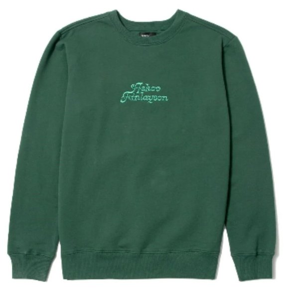 Green Askov Finlayson Embroidered Crewneck - Picture 1 of 4